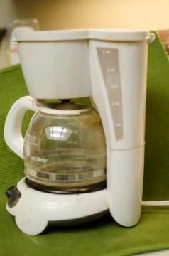 White Coffee Pot Stock Photos