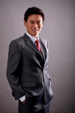 White-collar workers Confidence Close-up Manager Oriental figures Asia Success a Stock Photos