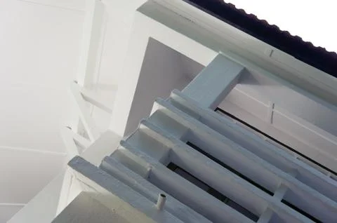 White colonial Stock Photos