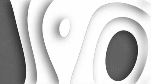 White color 3d shape changing abstract background Stock Footage 220622413