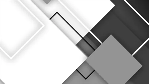 White color diagonal moving rectangular box professional background Stock Footage 271320142