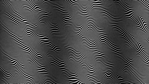 White color line wave animated background. Stock Footage 309845487