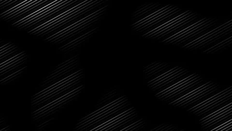 White color parallel lines pattern flowing over black background Stock Footage 307517061