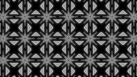 White color Pattern gothic design animation motion graphics Stock Footage 155261499