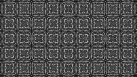 White color Pattern gothic design animation motion graphics Stock Footage 155261502