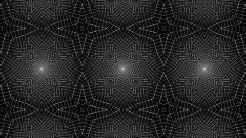 White color Pattern gothic design animation motion graphics Stock Footage 155261505