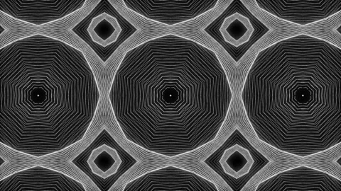 White color Pattern gothic design animation motion graphics Stock Footage 155261516