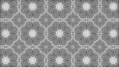 White color Pattern gothic design animation motion graphics Stock Footage 155261519