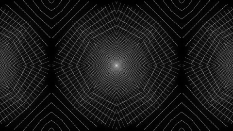 White color Pattern gothic design animation motion graphics Stock Footage 155261525