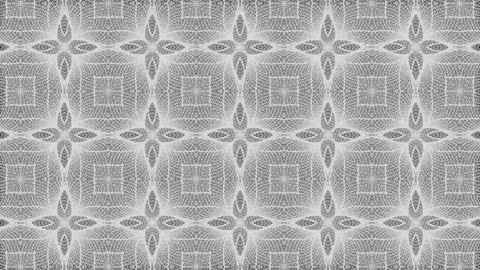 White color Pattern gothic design animation motion graphics Stock Footage 155261526