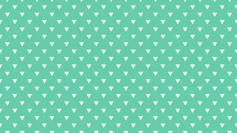 White color triangles over medium aquamarine green background Stock Illustration
