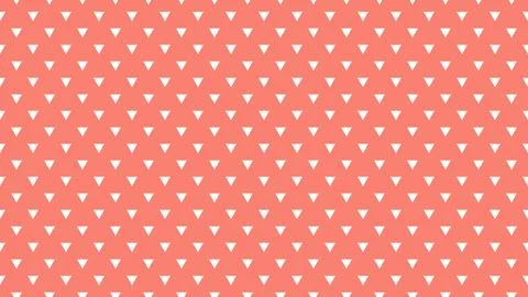 White color triangles over salmon red background 스톡 일러스트