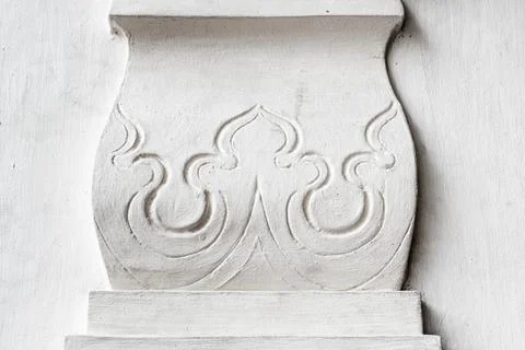 White column relief Stock Photos