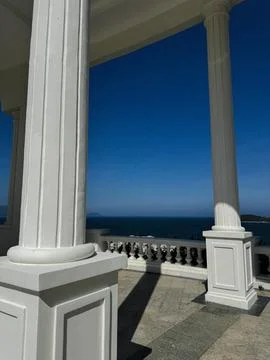 White columns Stock Photos