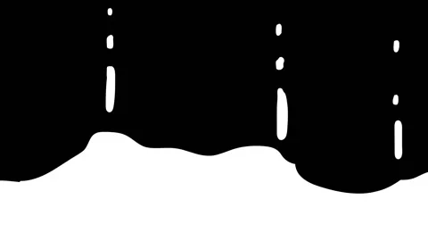 White comic effects in black background Video stock 138547581