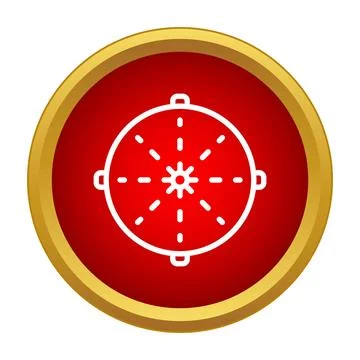 White compass icon for navigation and direction finding Stock Illustration