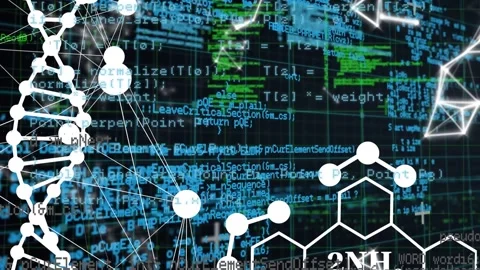 A white computer coding against a green screen Video stock 327641569