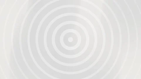 White Concentric Circles Abstract Background Loop. Stock Footage 286769417