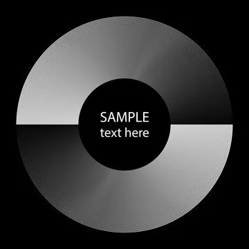 White concentric speed lines in rounded form Stock Illustration