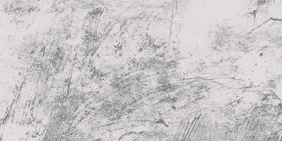 White concrete wall background texture with Gray Brush Stock Illustration