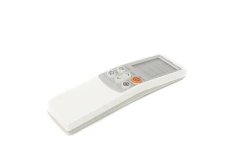 White conditioner remote control Stock Photos