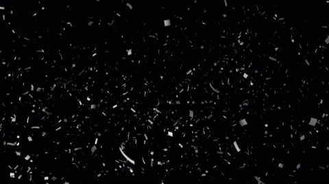 White Confetti Explosion Stock Footage 49874308