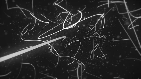 White Connection structure Abstract Backround Stock Footage 113574780