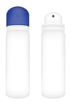 White container spray bottle Stock Illustration