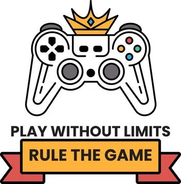 A white controller with a crown on top Stock Illustration