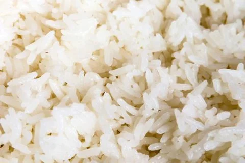 White cooked rice Stock Photos
