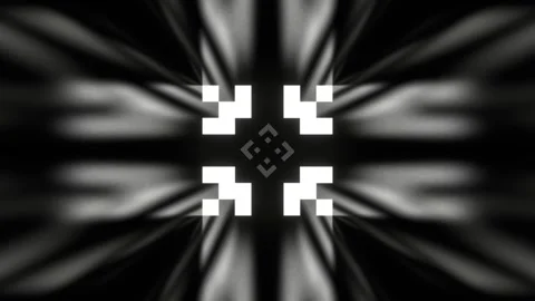 White Cool Neon Strobe Geometric Background VJ Loop in 4K Stock Footage 307918789