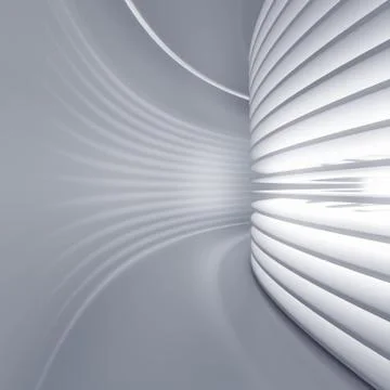 White corridor Stock Illustration