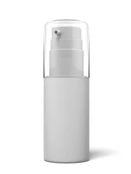 White cosmetics container Stock Illustration