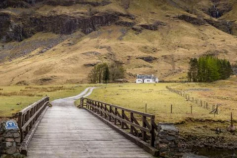 White Cottage Stock Photos