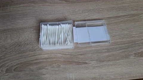 White cotton buds Stock Footage 152410933