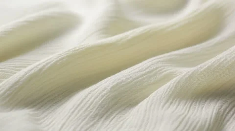White Cotton Fabric Texture. used as a background. Tighting white cloth Stock Footage 68560450