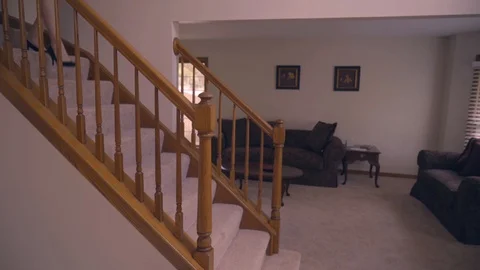 White Couple Leaving for Work Stock Footage 92546201