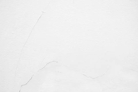 White Crack Concrete Wall Texture Background with Space for Text. Foto stock