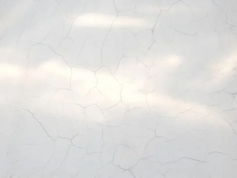 White cracked cement light surface wall background Stock Photos