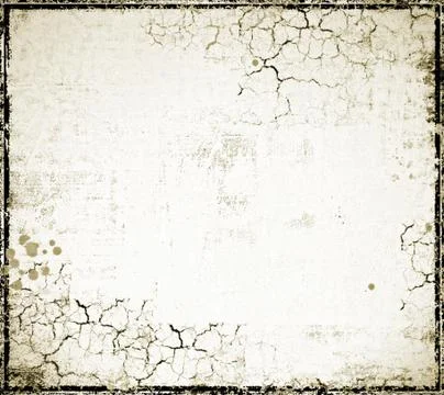 White cracked wall texture background Stock Illustration