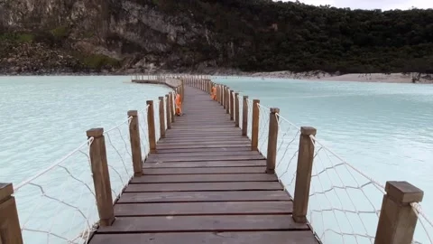 White crater Video stock 233078112