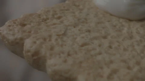White cream flowing biscuit Stock Footage 219465941