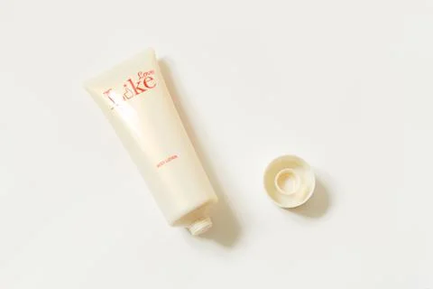 White cream package Stock Photos