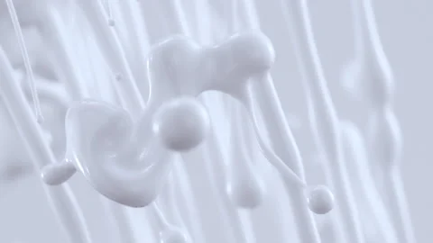 White cream strings Stock Footage 219492922