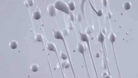 White cream strings Stock Footage 219493035