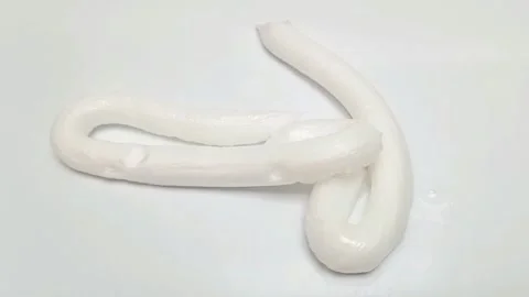 White cream texture face wash, shampoo, cleanser, cosmetic or skincare product  Stock Footage 314215631