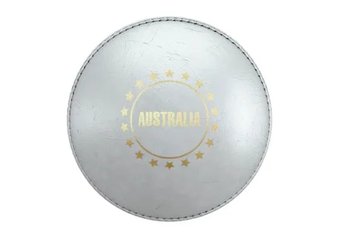 White Cricket Ball Stock Illustration