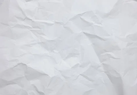 White crinkle paper sheet background with textures Stock-Fotos