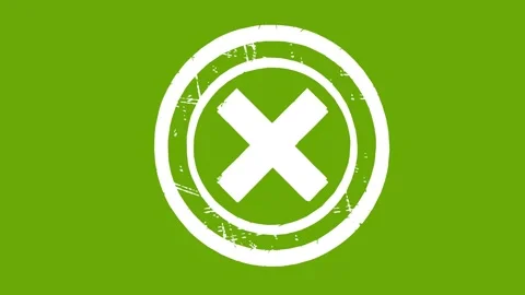 White cross icon whiteboard effect animation Stock Footage 341608457