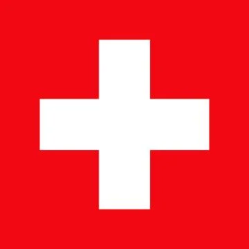 White cross in a red circle which is used to refer to medicine Stock Illustration